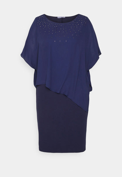  Cocktail Dress / Party Dress - Dark Blue