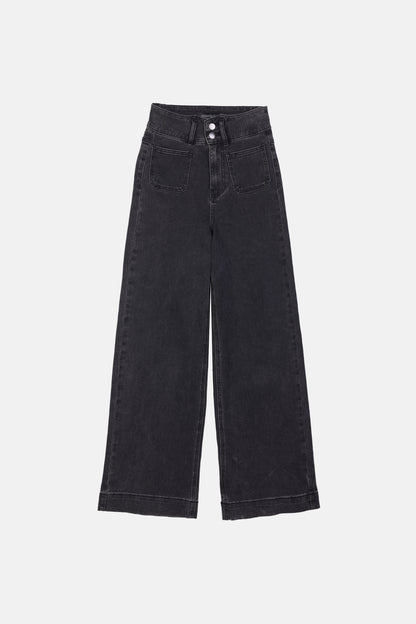  Flared Jeans - Blue Wash