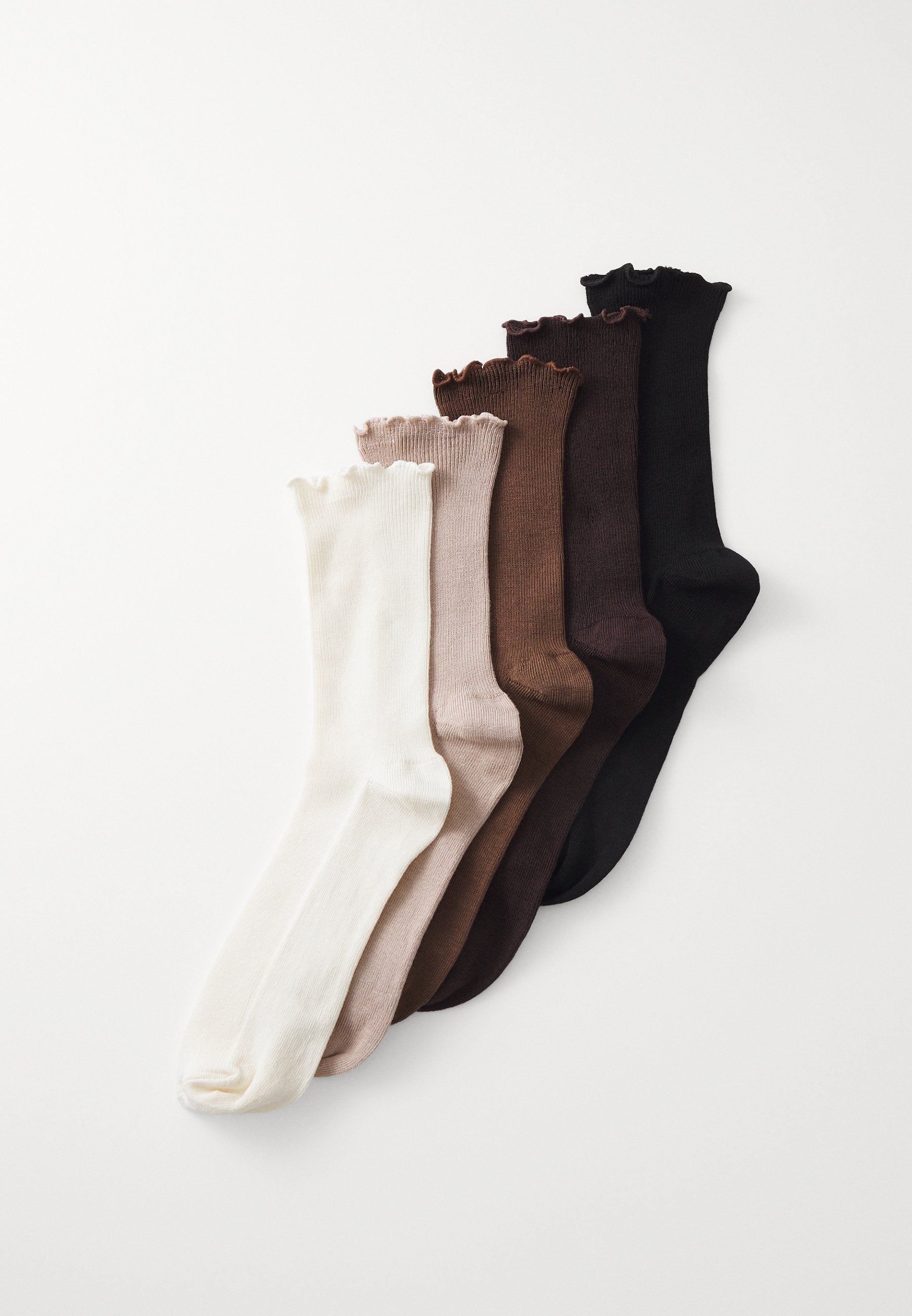 Anna Field 5 PACK - Socks - Blue/offwhite/grey