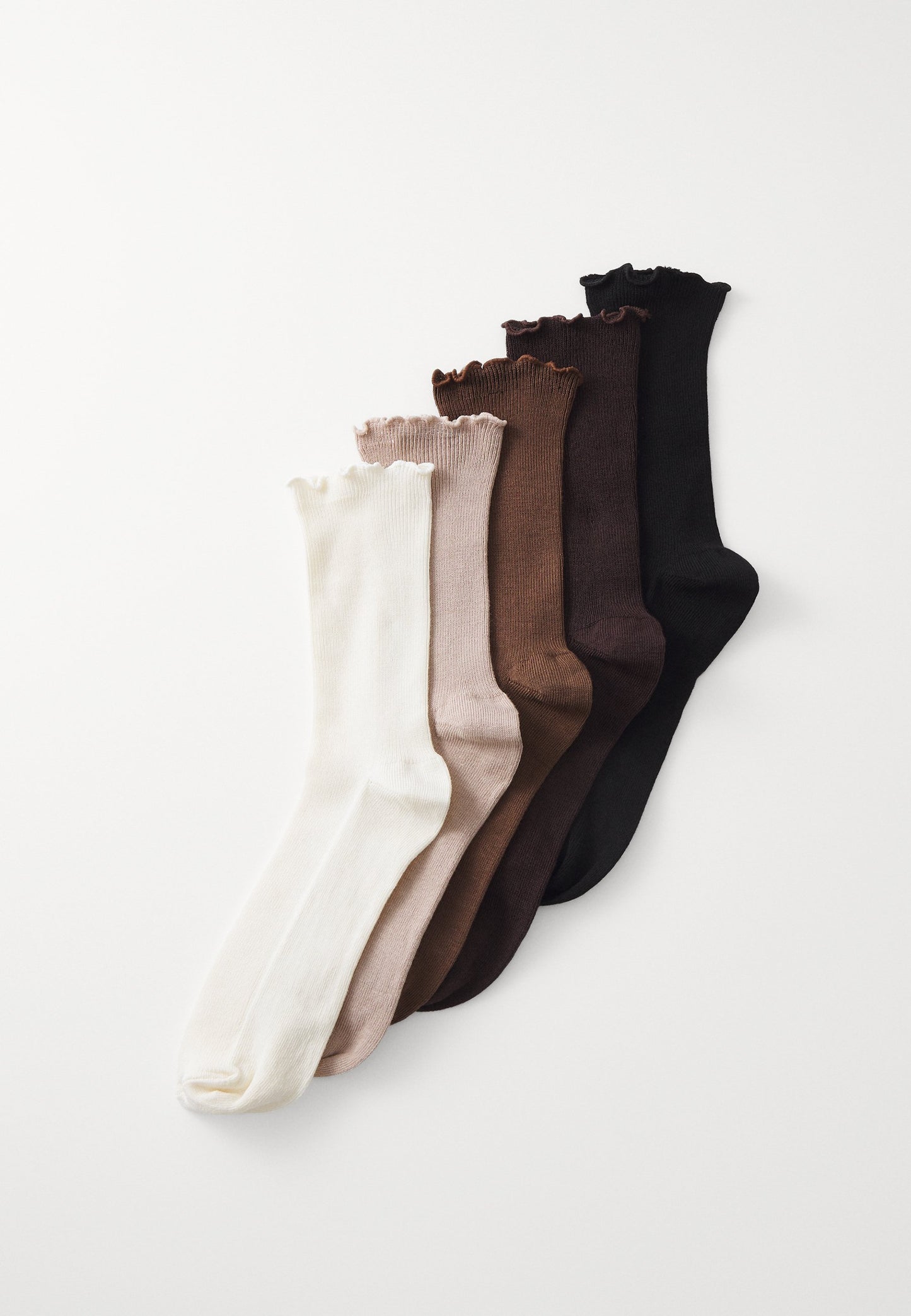 Anna Field 5 PACK - Socks - Black/white