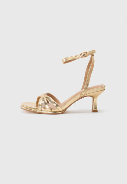 Anna Field Ankle Cuff Sandals - Light Yellow
