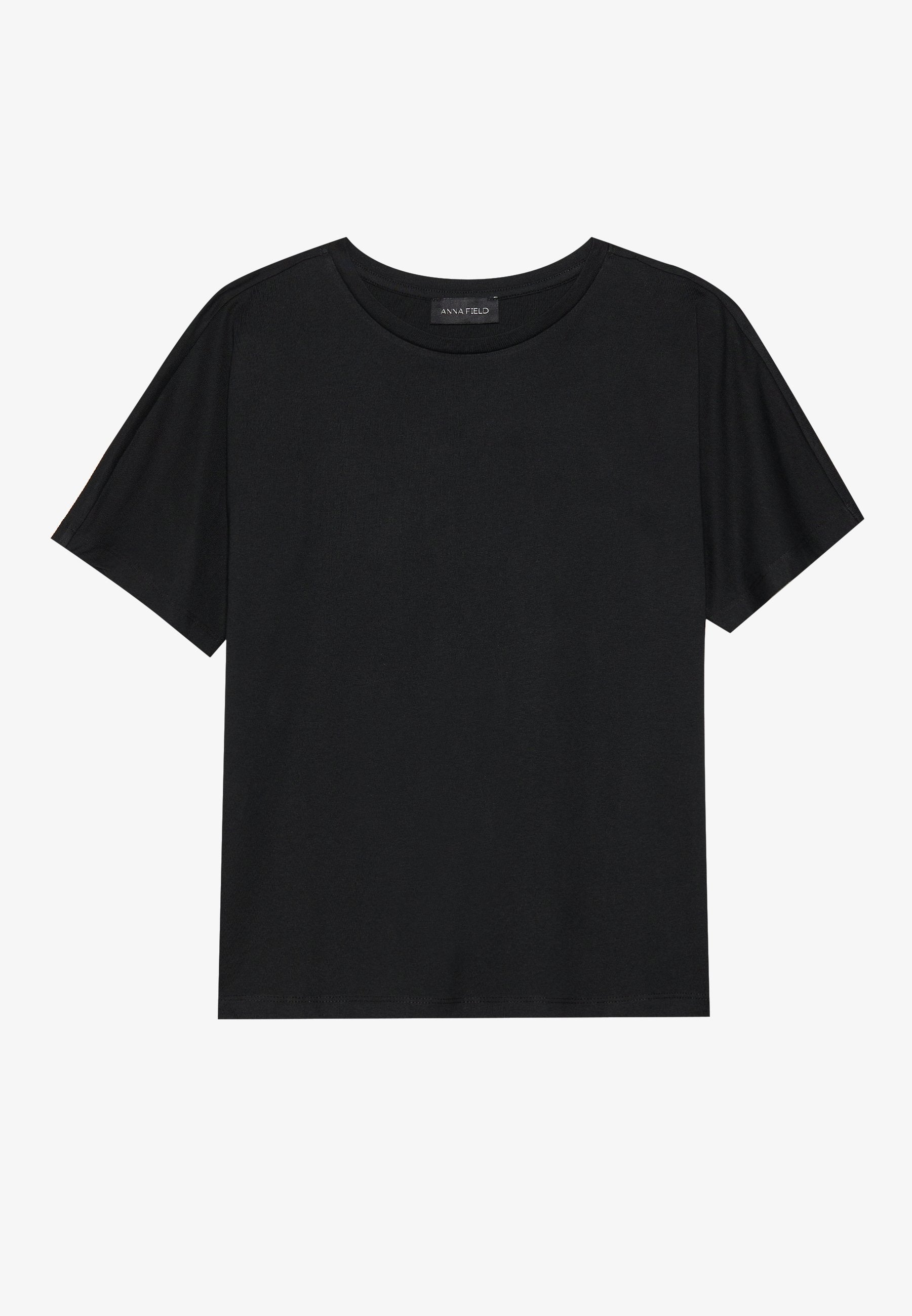 Anna Field 3 PACK - Basic T-shirt - Cement/rifle Green/black