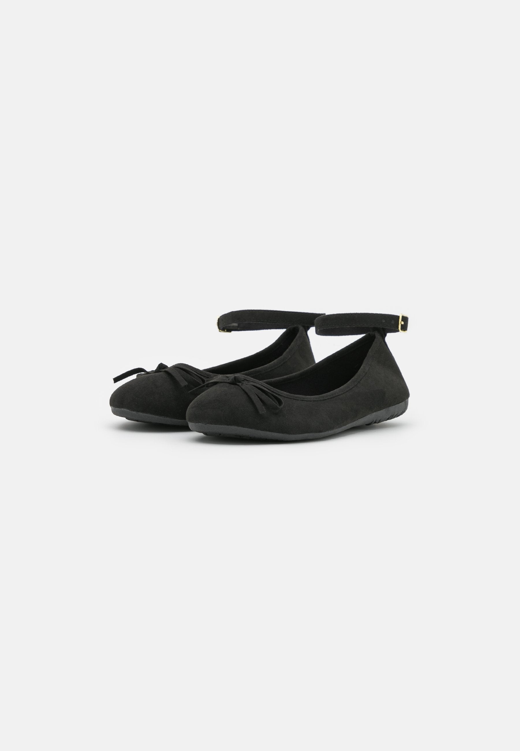 Anna Field Ankle Strap Ballet Pumps - Black