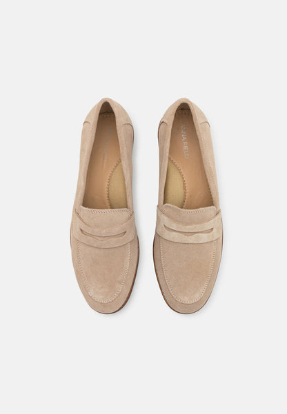 Anna Field LEATHER - Slip-ons - Beige