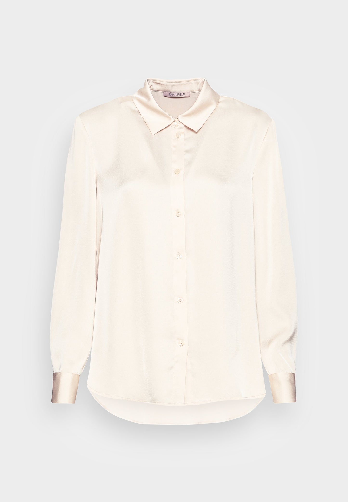 Anna Field Button-Down Blouse - Nude