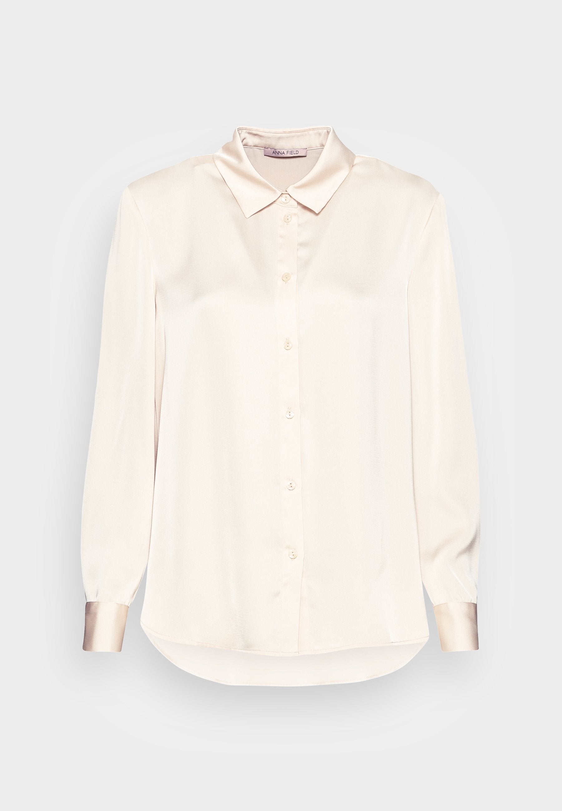 Anna Field Button-Down Blouse - Nude
