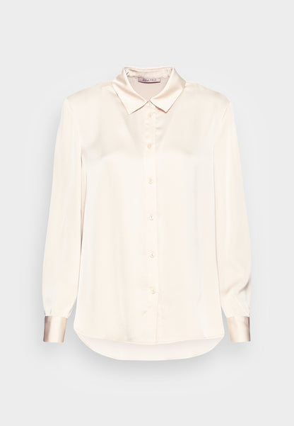 Anna Field Button-Down Blouse - Nude